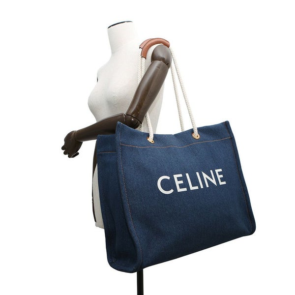 セリーヌ トートバッグ スクエア カバ デニム 196992DJD.07AT CELINE