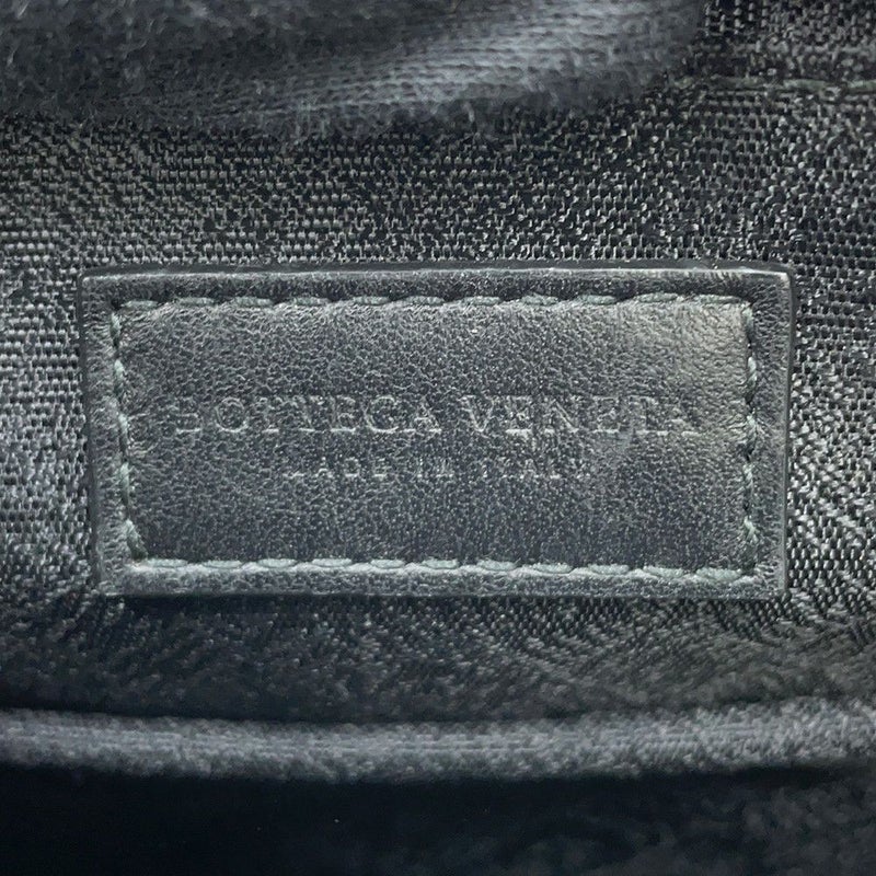 ボッテガヴェネタ ショルダーバッグ イントレチャート レザー 592692 BOTTEGA VENETA 黒