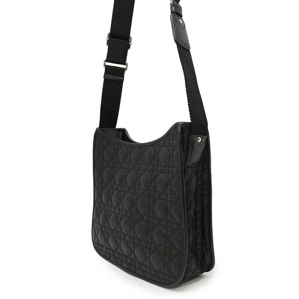 クリスチャン・ディオール ショルダーバッグ カナージュ メッセンジャー M1022PPCD Christian Dior 黒