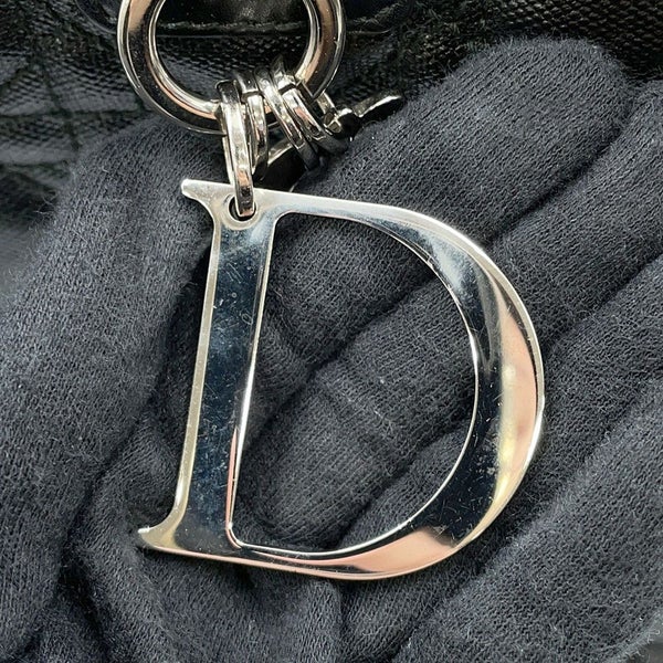 クリスチャン・ディオール ショルダーバッグ カナージュ メッセンジャー M1022PPCD Christian Dior 黒