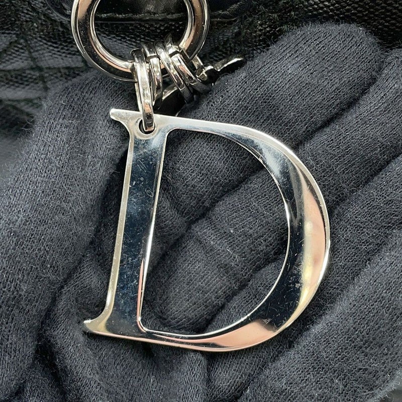 クリスチャン・ディオール ショルダーバッグ カナージュ メッセンジャー M1022PPCD Christian Dior 黒