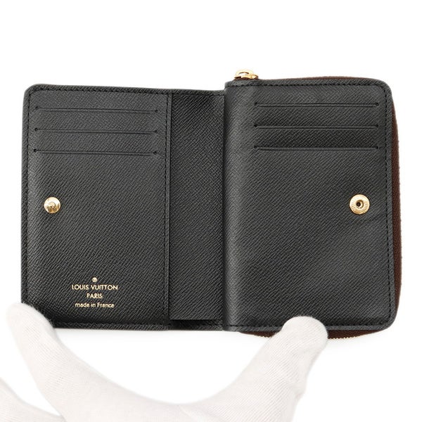 ルイヴィトン 二つ折り財布 モノグラム/モノグラム・リバース ポルトフォイユ・ルー M81461 LOUIS VUITTON 黒