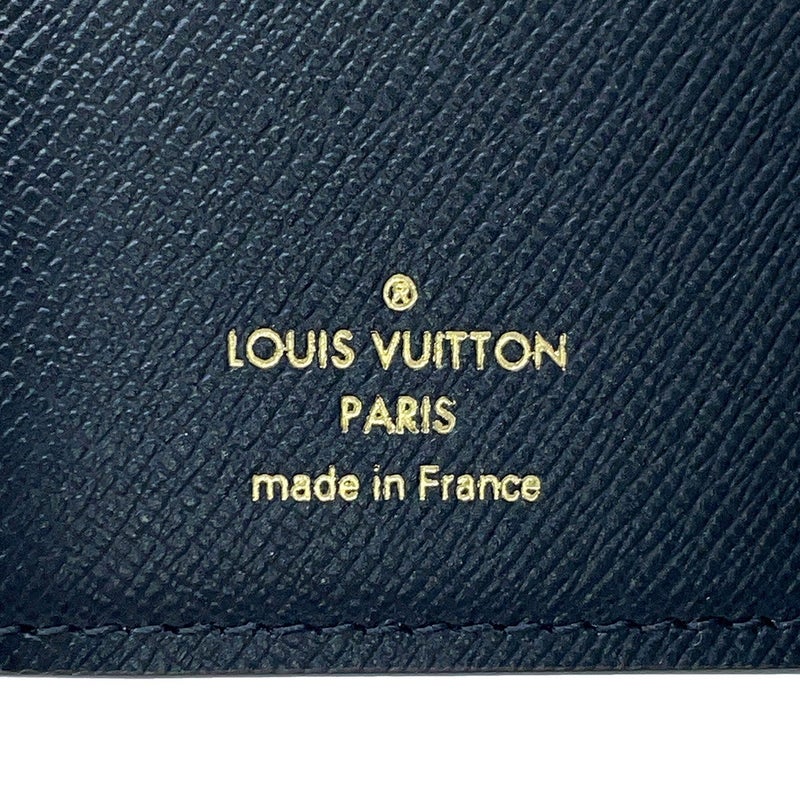 ルイヴィトン 二つ折り財布 モノグラム/モノグラム・リバース ポルトフォイユ・ルー M81461 LOUIS VUITTON 黒