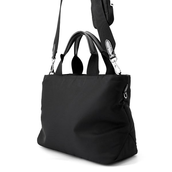 プラダ ハンドバッグ Re-Nylon ナイロン トライアングルロゴ 1BG354 PRADA 2wayショルダーバッグ 黒