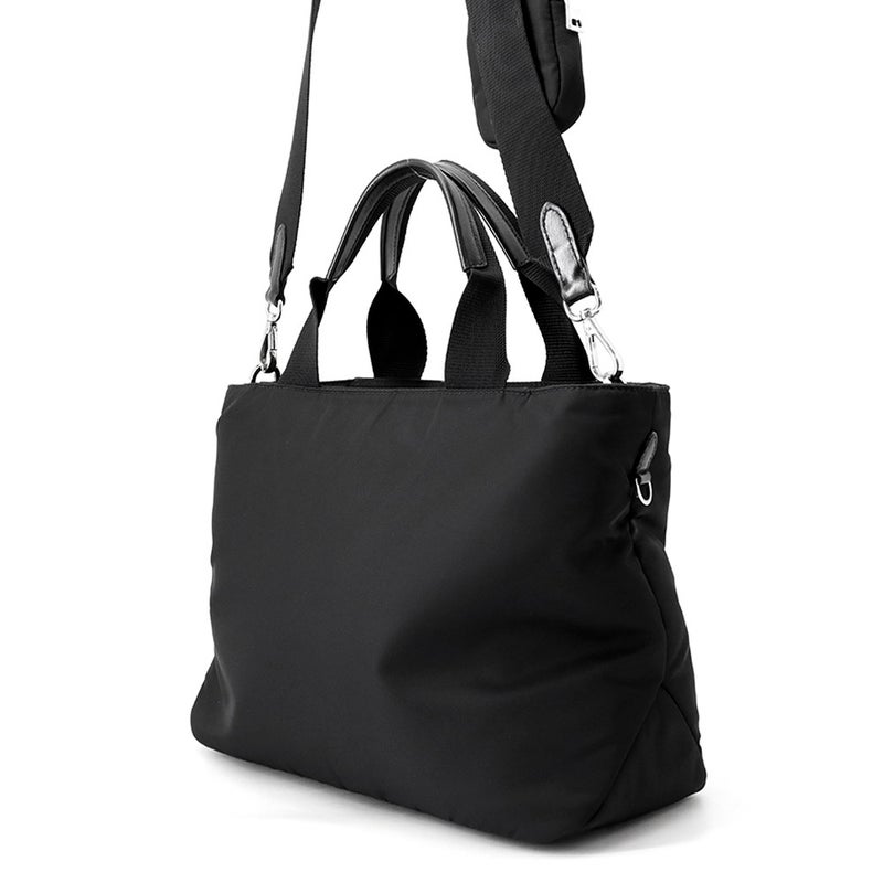 プラダ ハンドバッグ Re-Nylon ナイロン トライアングルロゴ 1BG354 PRADA 2wayショルダーバッグ 黒