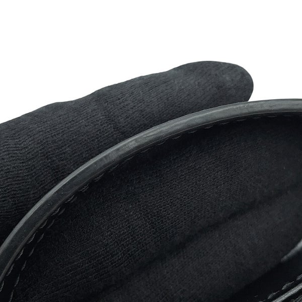 クリスチャン・ディオール チェーンショルダーバッグ カナージュ カロ ボックス レザー S5140UNGX Christian Dior バッグ 黒