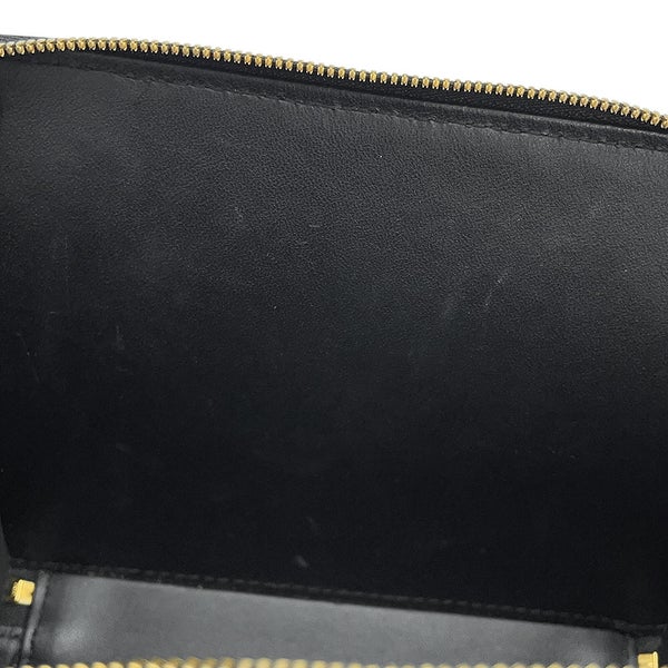 クリスチャン・ディオール チェーンショルダーバッグ カナージュ カロ ボックス レザー S5140UNGX Christian Dior バッグ 黒