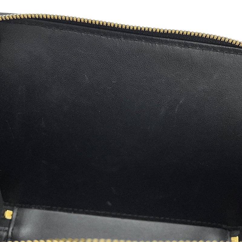 クリスチャン・ディオール チェーンショルダーバッグ カナージュ カロ ボックス レザー S5140UNGX Christian Dior バッグ 黒