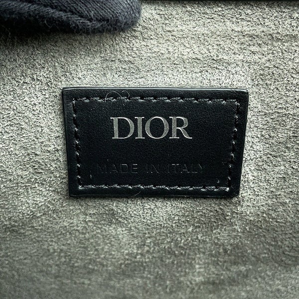 クリスチャン・ディオ―ル ショルダーバッグ ギャロップ GALLOP ミニ オブリーク パテント/レザー Christian Dior 黒