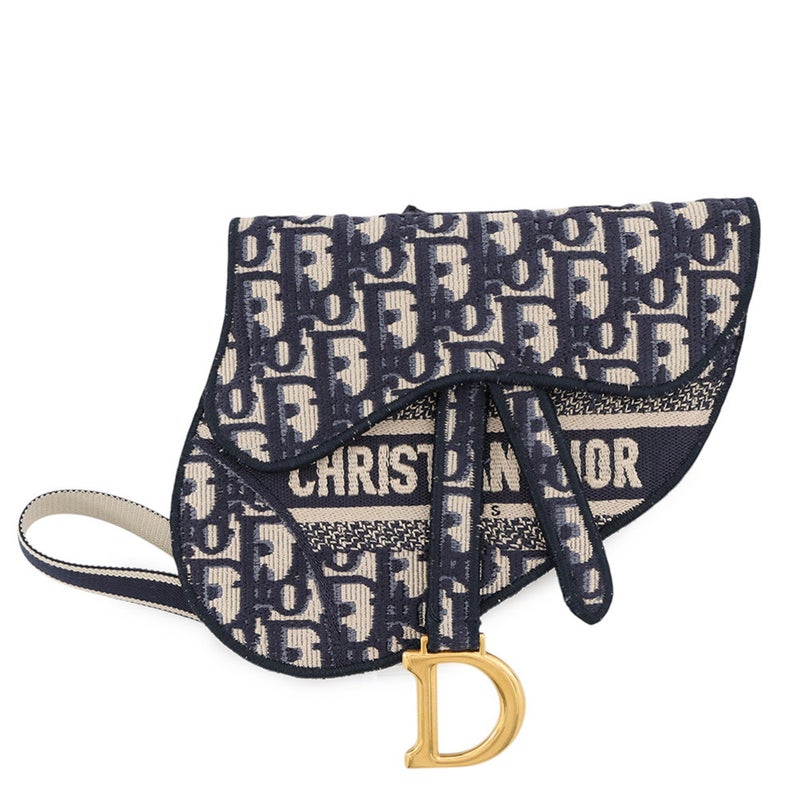 クリスチャン・ディオール ウエストバッグ オブリーク サドルフラット ベルトポーチ キャンバス S5632CRIW Christian Dior