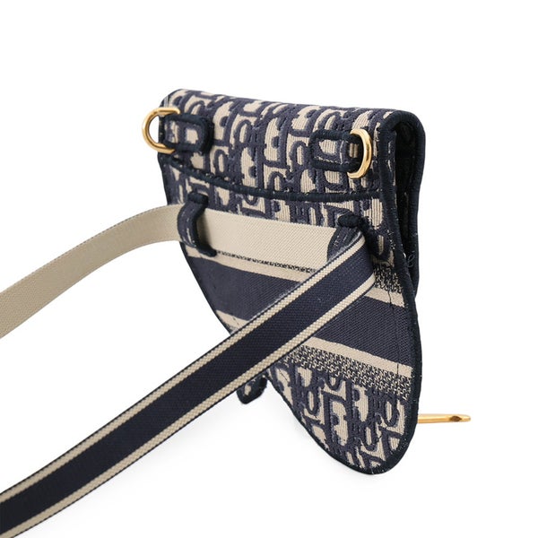 クリスチャン・ディオール ウエストバッグ オブリーク サドルフラット ベルトポーチ キャンバス S5632CRIW Christian Dior