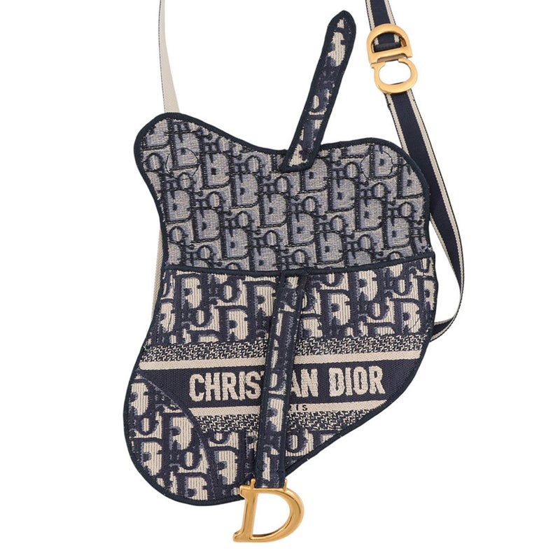 クリスチャン・ディオール ウエストバッグ オブリーク サドルフラット ベルトポーチ キャンバス S5632CRIW Christian Dior