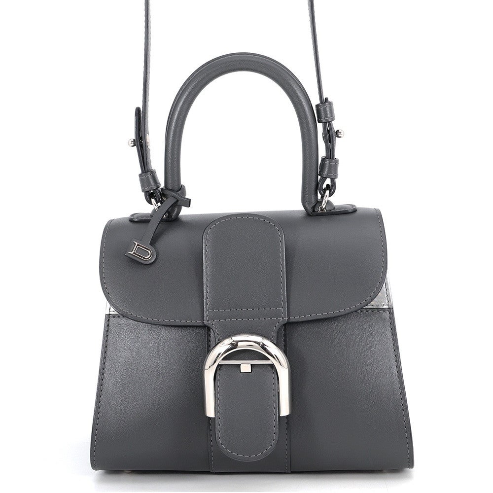 デルヴォー ハンドバッグ ブリヨン ミニ ボックスカーフレザー Delvaux