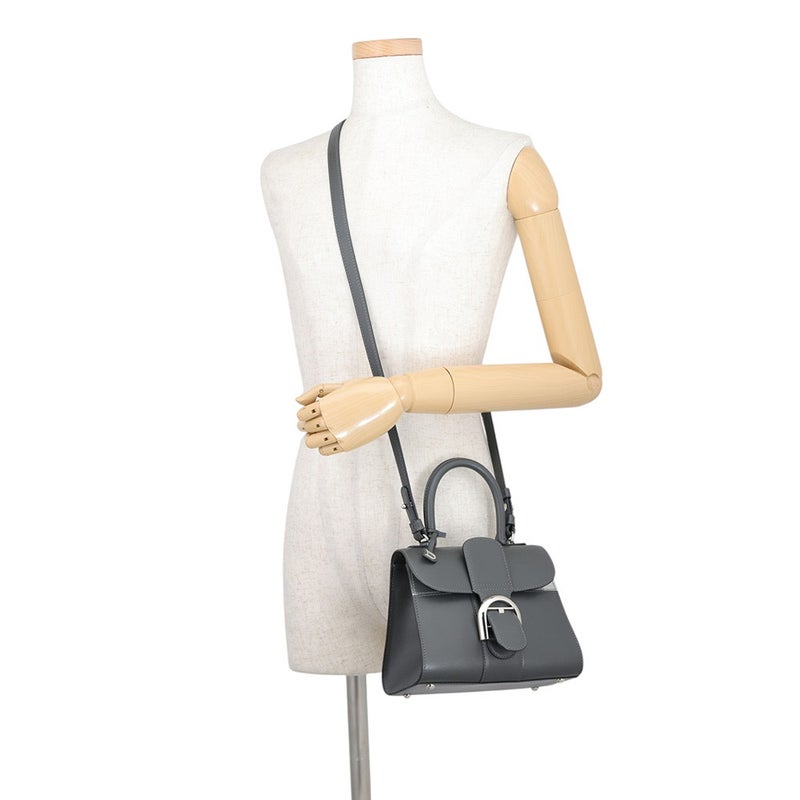デルヴォー ハンドバッグ ブリヨン ミニ ボックスカーフレザー Delvaux 2way