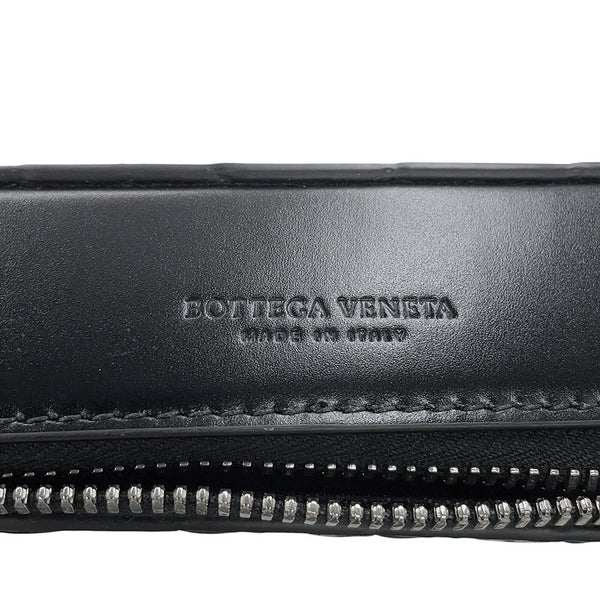 ボッテガヴェネタ ショルダーバッグ イントレチャート カーフレザー 596370 BOTTEGA VENETA 黒