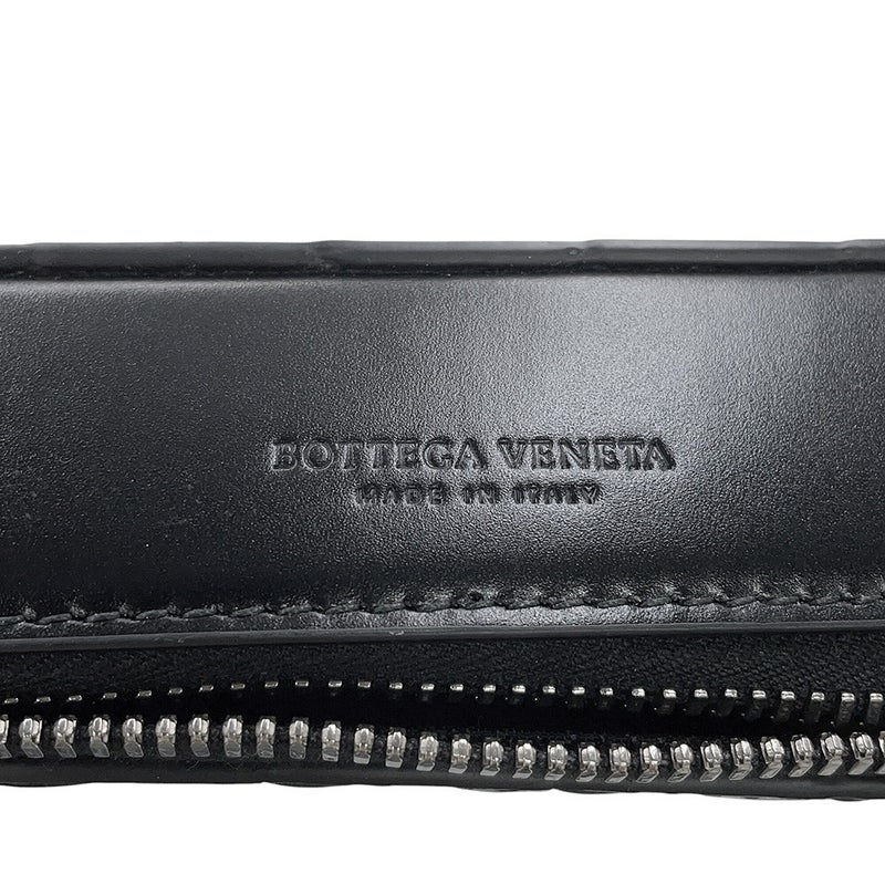 ボッテガヴェネタ ショルダーバッグ イントレチャート カーフレザー 596370 BOTTEGA VENETA 黒