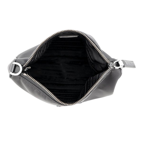 プラダ ショルダーバッグ Re-Nylon ナイロン サフィアーノレザー 2VH113 PRADA 黒