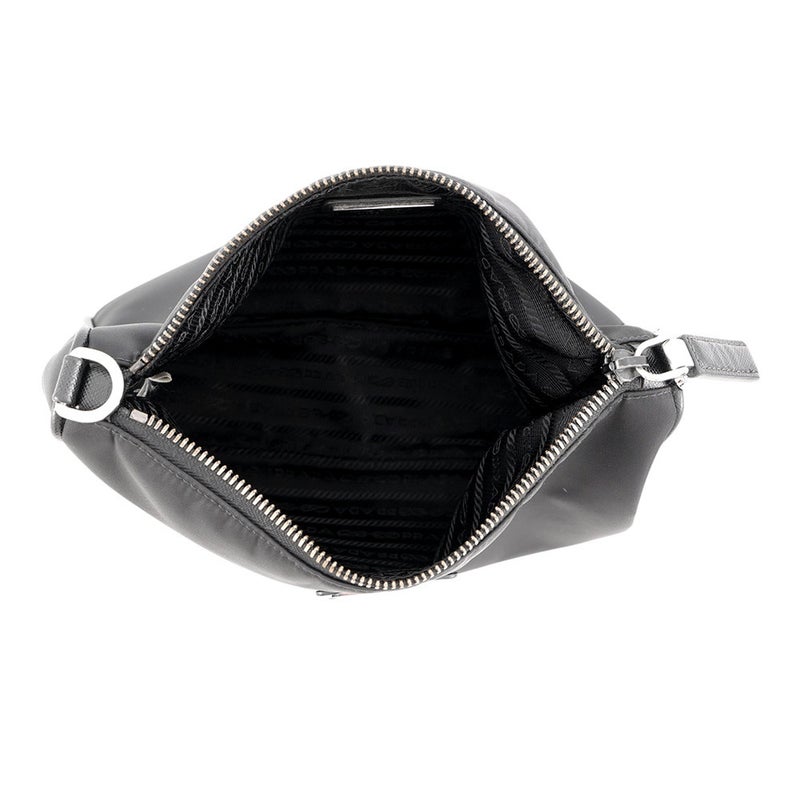 プラダ ショルダーバッグ Re-Nylon ナイロン サフィアーノレザー 2VH113 PRADA 黒