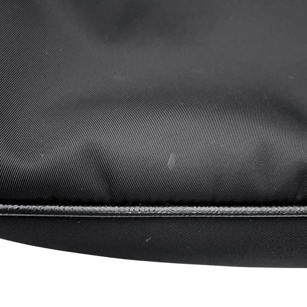 プラダ ショルダーバッグ Re-Nylon ナイロン サフィアーノレザー 2VH113 PRADA 黒