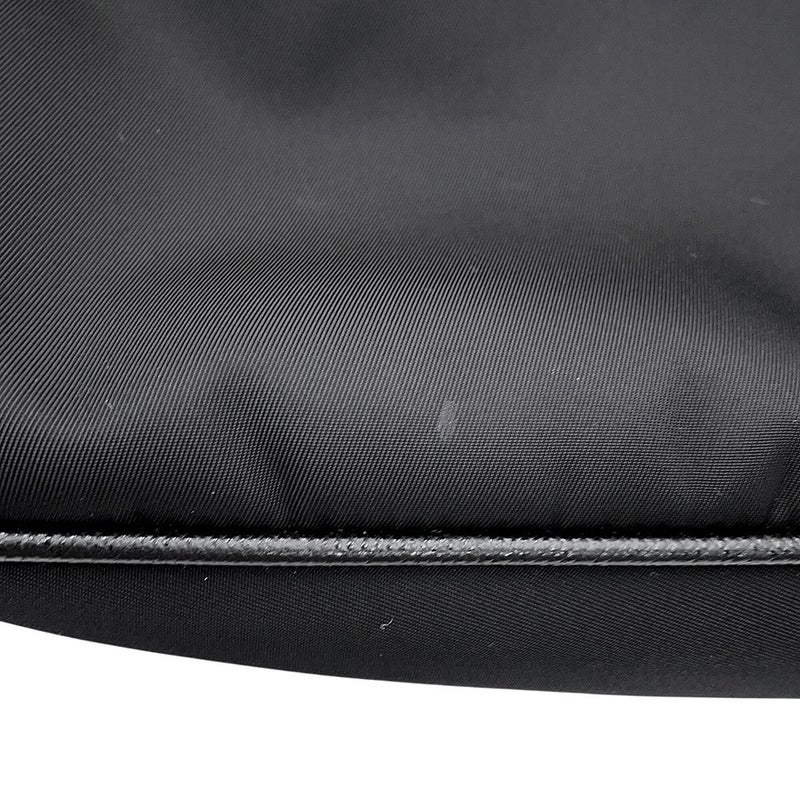 プラダ ショルダーバッグ Re-Nylon ナイロン サフィアーノレザー 2VH113 PRADA 黒