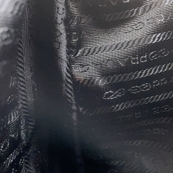 プラダ ショルダーバッグ Re-Nylon ナイロン サフィアーノレザー 2VH113 PRADA 黒