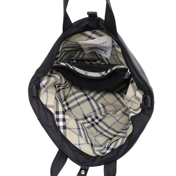 バーバリー トートバッグ シールド N/S トート ナイロン 81025151 BURBERRY 2way 黒