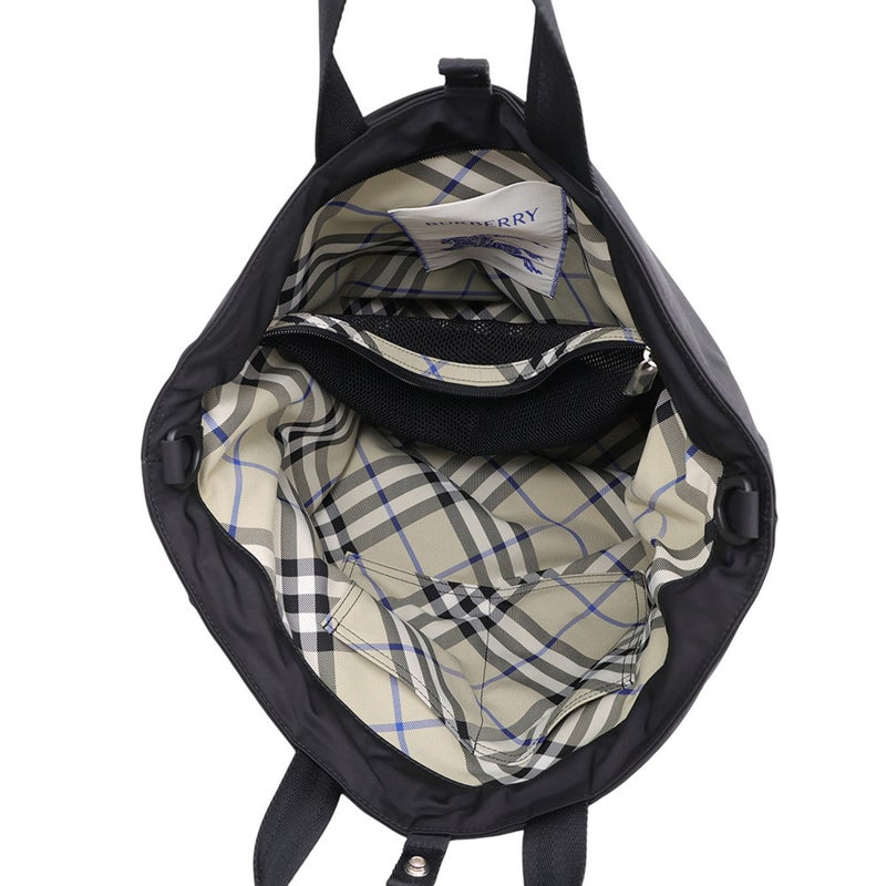 バーバリー トートバッグ シールド N/S トート ナイロン 81025151 BURBERRY 2way 黒