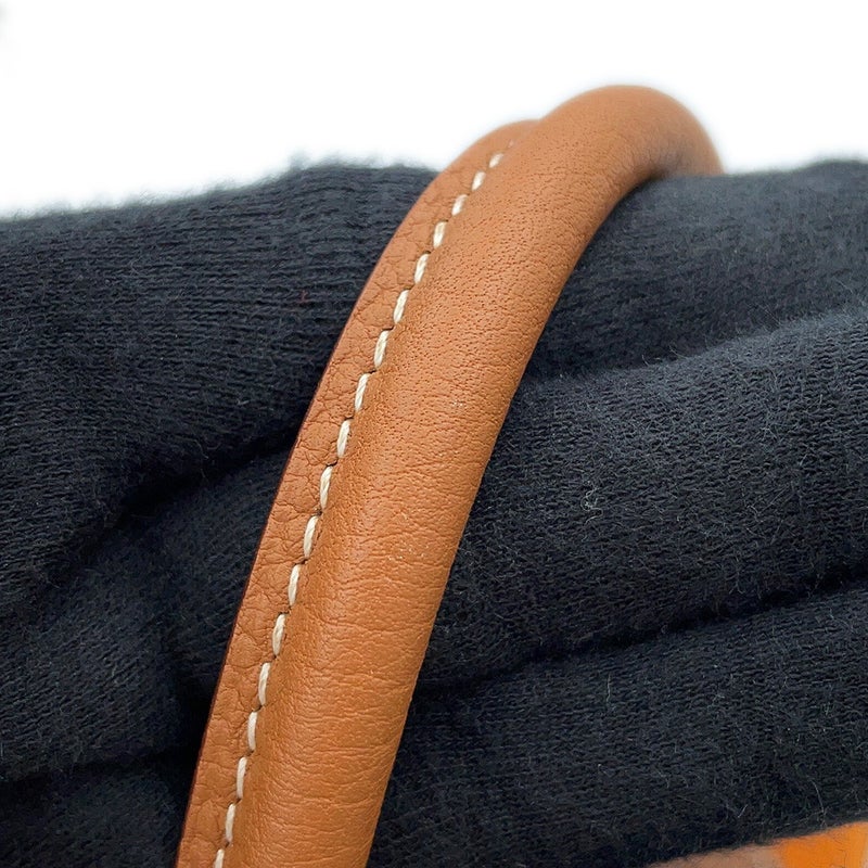 エルメス トートバッグ ガーデンパーティTPM アプリコット/ゴールド/シルバー金具 トワルミリタリー/ネゴンダ C刻印