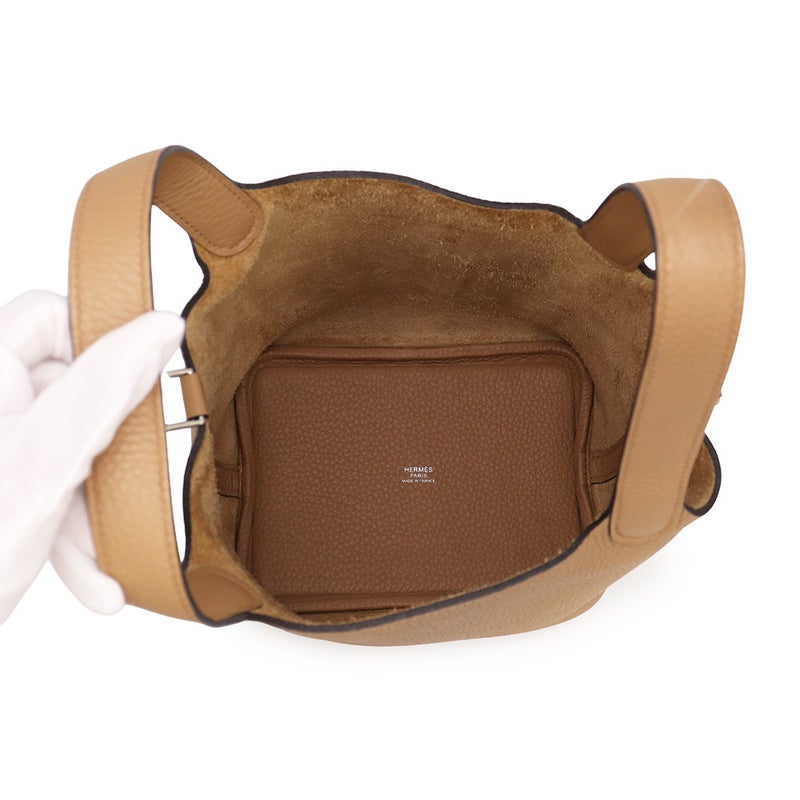 エルメス ハンドバッグ ピコタンロックPM チャイ/シルバー金具 トリヨンクレマンス U刻印