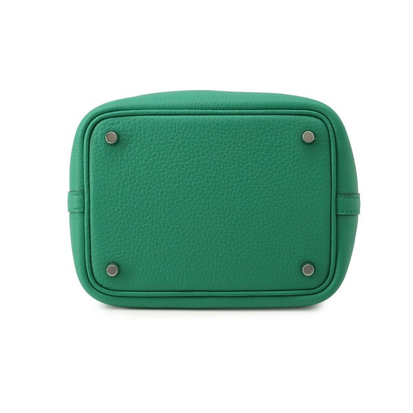 エルメス ハンドバッグ ピコタンロックPM ヴェールヴェルティゴ/シルバー金具 トリヨンクレマンス G刻印