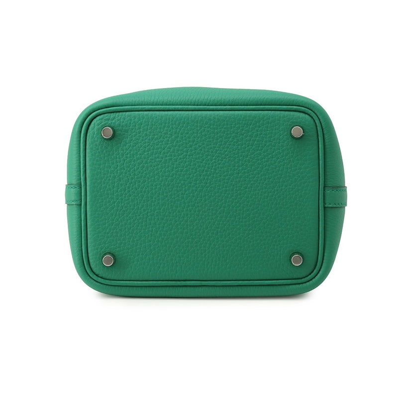 エルメス ハンドバッグ ピコタンロックPM ヴェールヴェルティゴ/シルバー金具 トリヨンクレマンス G刻印