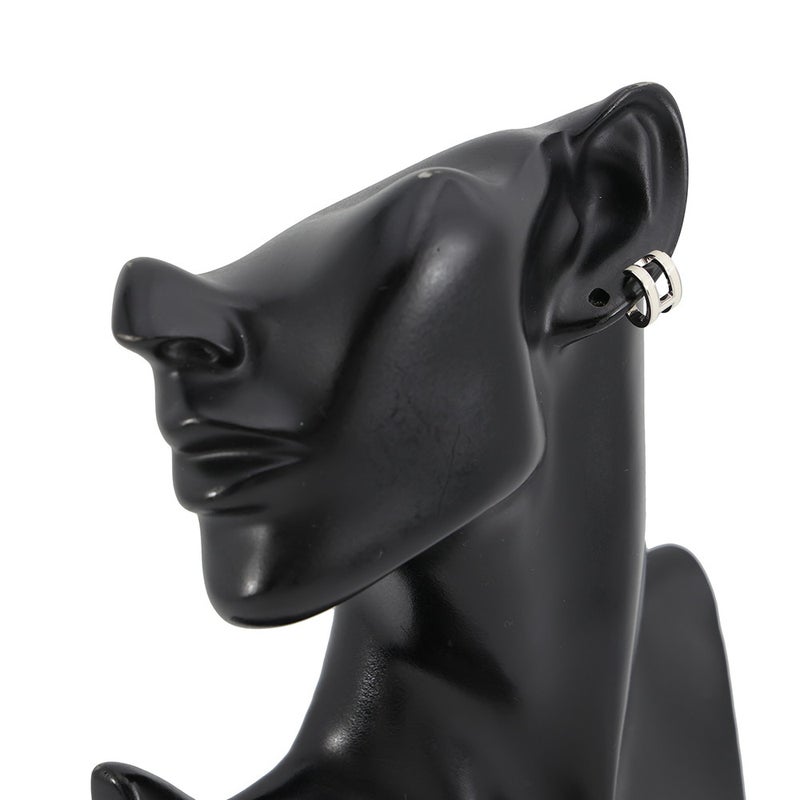 エルメス イヤーカフ ポップH ポップアッシュ ホワイト/シルバー金具 HERMES アクセサリー 白