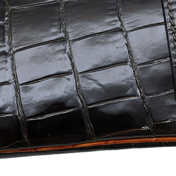 エルメス バーキン25 ショコラ/オレンジ/シルバー金具 ニロティカスシャイン □K刻印 HERMES Birkin ハンドバッグ