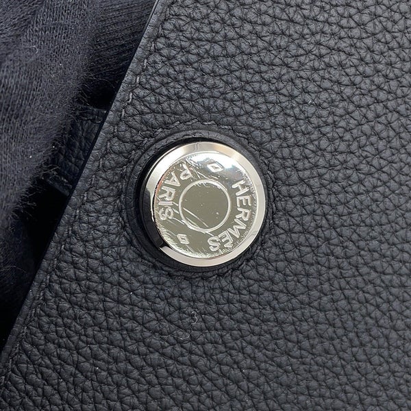 エルメス 長財布 ドゴンロング ブラック/シルバー金具 トリヨンクレマンス Z刻印 HERMES 黒