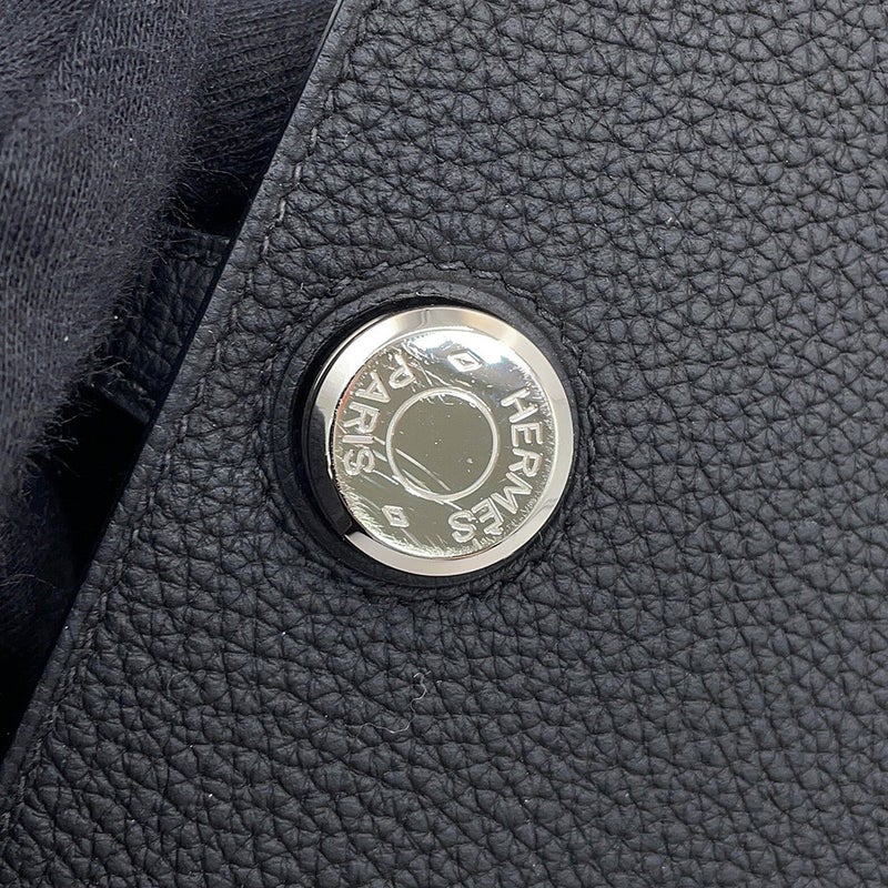 エルメス 長財布 ドゴンロング ブラック/シルバー金具 トリヨンクレマンス Z刻印 HERMES 黒