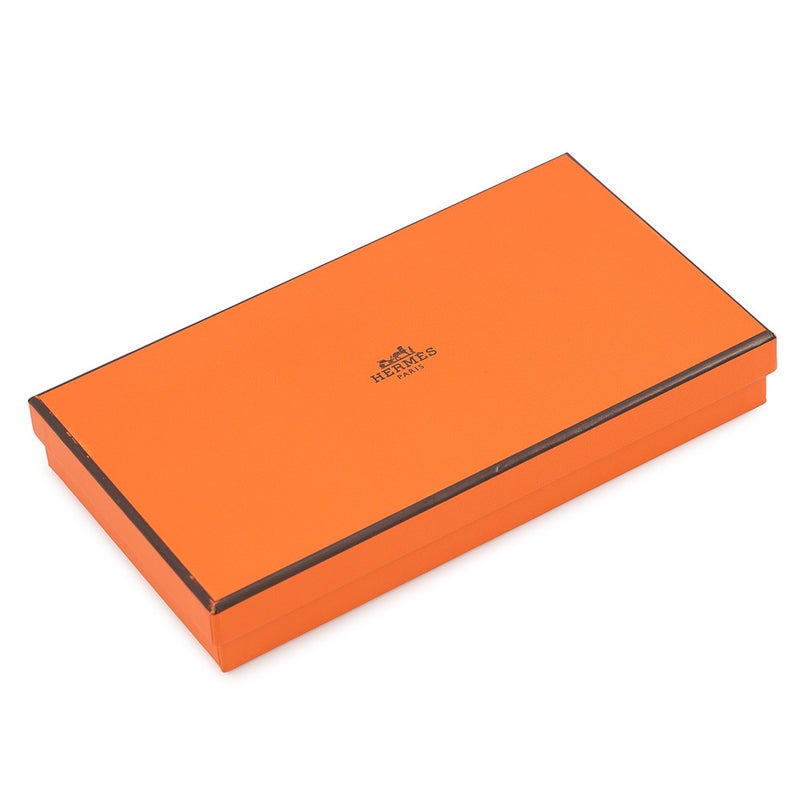 エルメス 長財布 ドゴンロング ブラック/シルバー金具 トリヨンクレマンス Z刻印 HERMES 黒