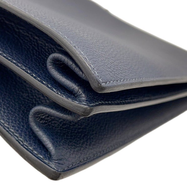 エルメス ブリーフケース サック・ア・デペッシュ41 ブルーニュイ/シルバー金具 トゴ □O刻印 メンズ