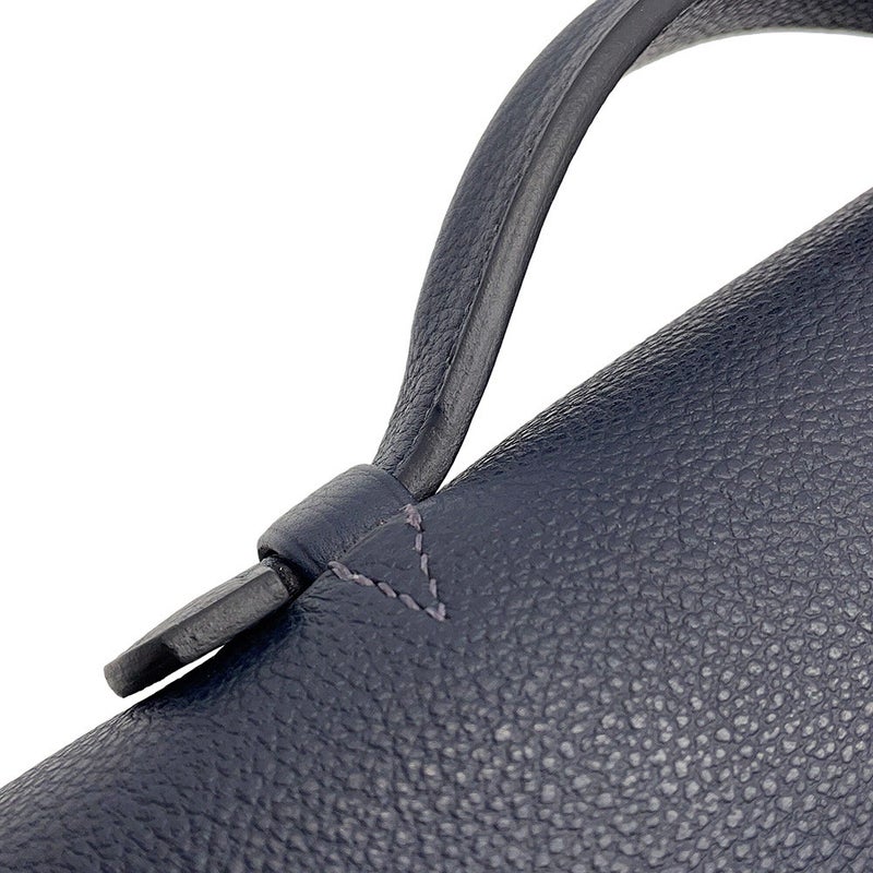 エルメス ブリーフケース サック・ア・デペッシュ41 ブルーニュイ/シルバー金具 トゴ □O刻印 メンズ