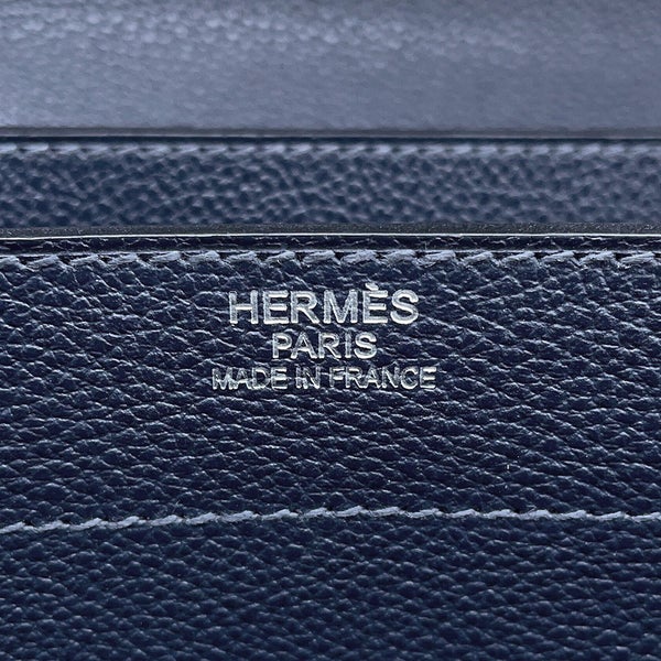 エルメス ブリーフケース サック・ア・デペッシュ41 ブルーニュイ/シルバー金具 トゴ □O刻印 メンズ