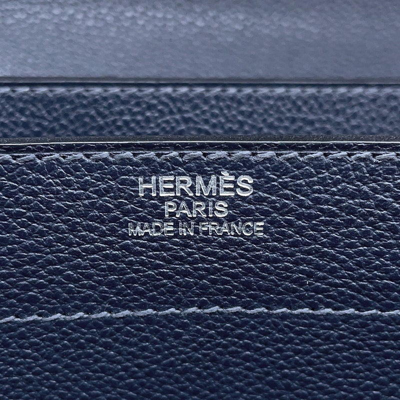 エルメス ブリーフケース サック・ア・デペッシュ41 ブルーニュイ/シルバー金具 トゴ □O刻印 メンズ