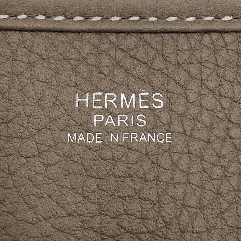 エルメス ショルダーバッグ エブリン3 PM エトゥープ/シルバー金具 トリヨンクレマンス G刻印 HERMES Evelyne