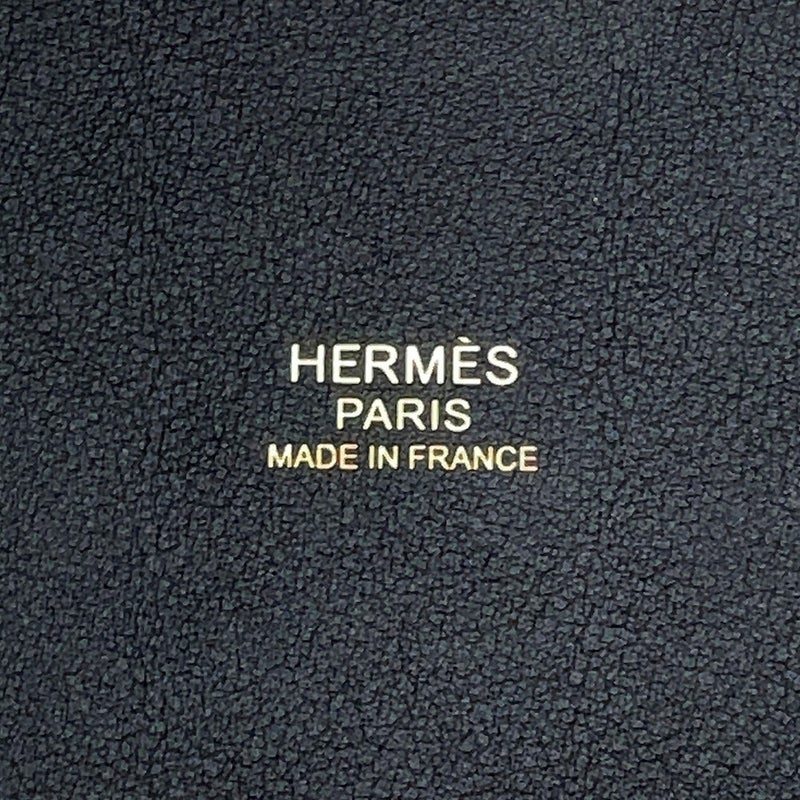 エルメス ハンドバッグ ピコタンロックPM カーゴ ブラック/ゴールド金具 スイフト/トワルエゴラン W刻印 HERMES 黒