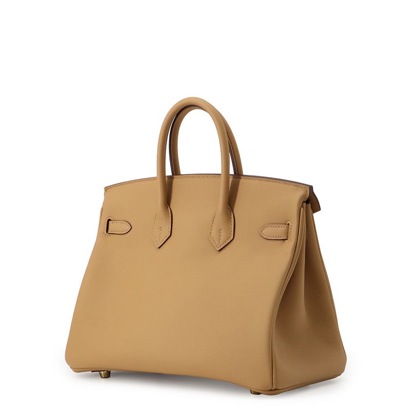 エルメス バーキン25 ビスキュイ/ゴールド金具 スイフト K刻印 HERMES Birkin ハンドバッグ