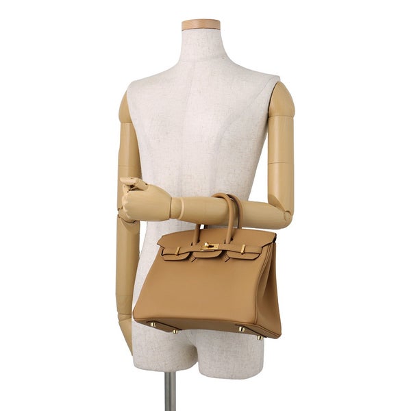 エルメス バーキン25 ビスキュイ/ゴールド金具 スイフト K刻印 HERMES Birkin ハンドバッグ
