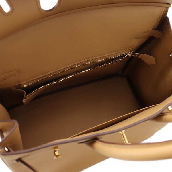 エルメス バーキン25 ビスキュイ/ゴールド金具 スイフト K刻印 HERMES Birkin ハンドバッグ