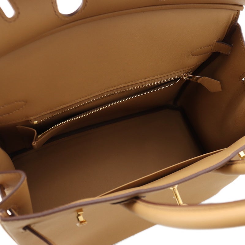 エルメス バーキン25 ビスキュイ/ゴールド金具 スイフト K刻印 HERMES Birkin ハンドバッグ
