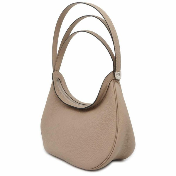 エルメス ハンドバッグ カポラル トゥルティエールグレー /シルバー金具 トゴ □F刻印 HERMES ショルダーバッグ