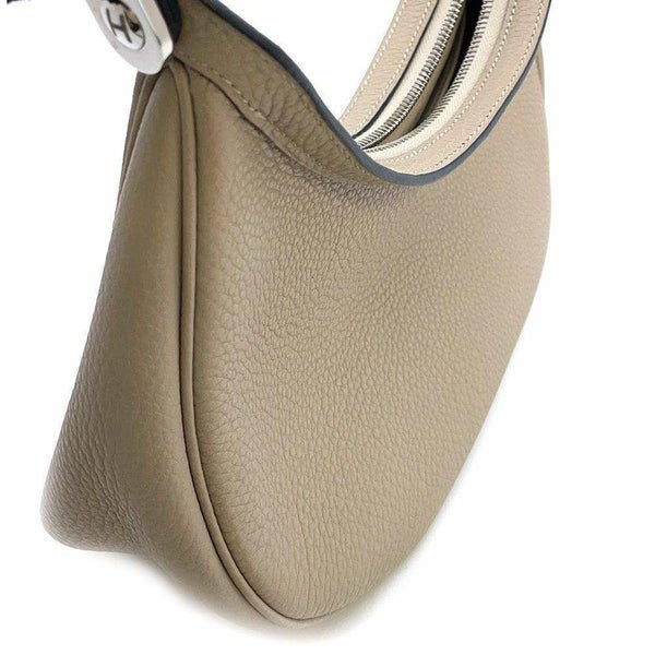 エルメス ハンドバッグ カポラル トゥルティエールグレー /シルバー金具 トゴ □F刻印 HERMES ショルダーバッグ