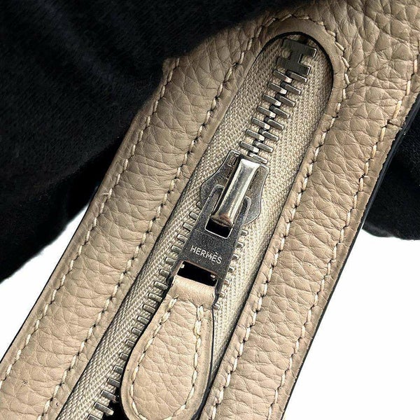 エルメス ハンドバッグ カポラル トゥルティエールグレー /シルバー金具 トゴ □F刻印 HERMES ショルダーバッグ