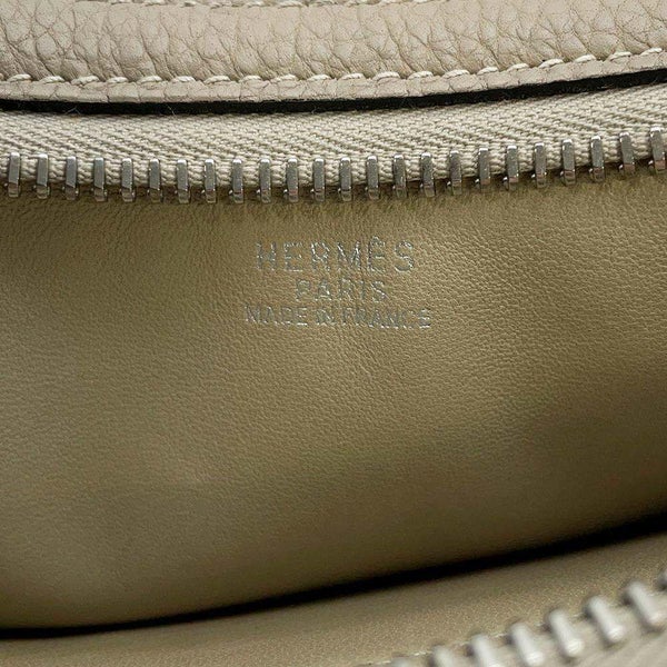 エルメス ハンドバッグ カポラル トゥルティエールグレー /シルバー金具 トゴ □F刻印 HERMES ショルダーバッグ